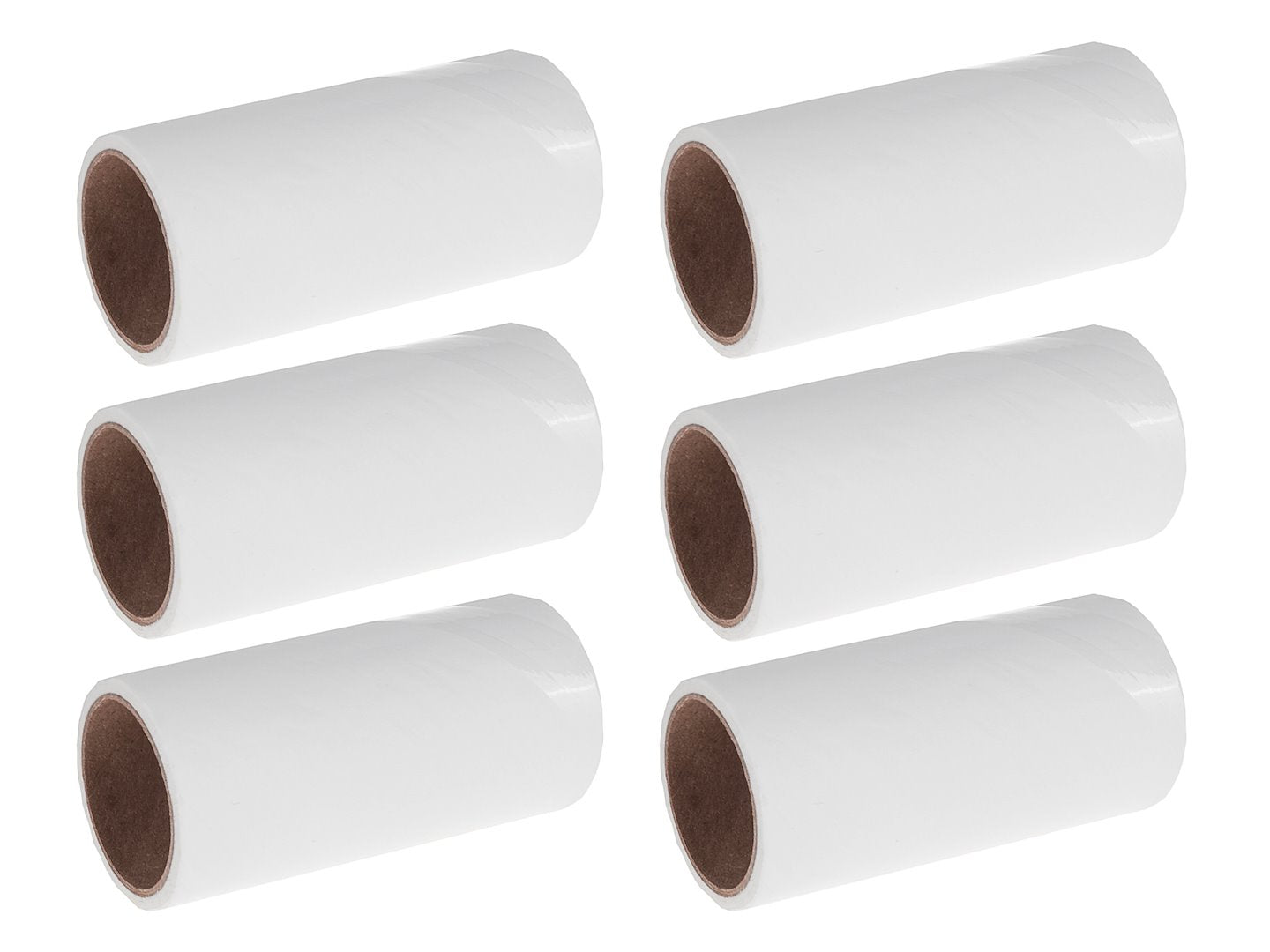 6 pcs set of lint roller refills, 10 cm, 60 sheets