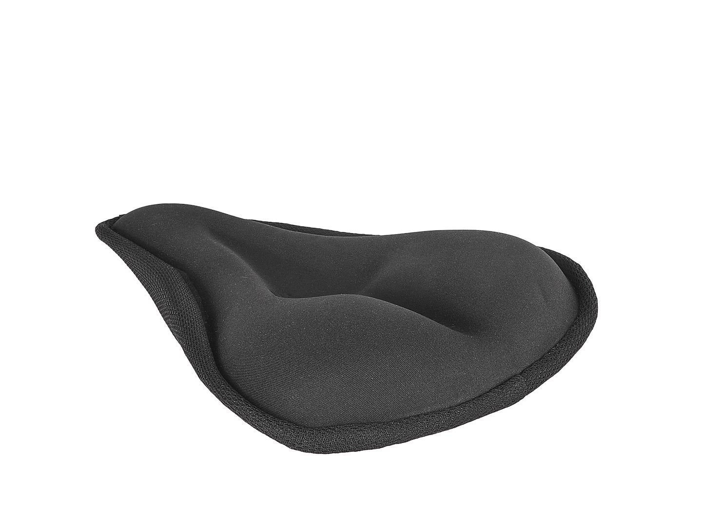 Gel cover for a bicycle saddle
