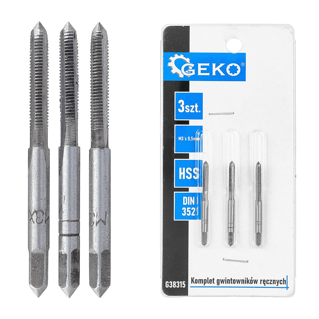 Taps (3pcs sets) M3x0,5mm