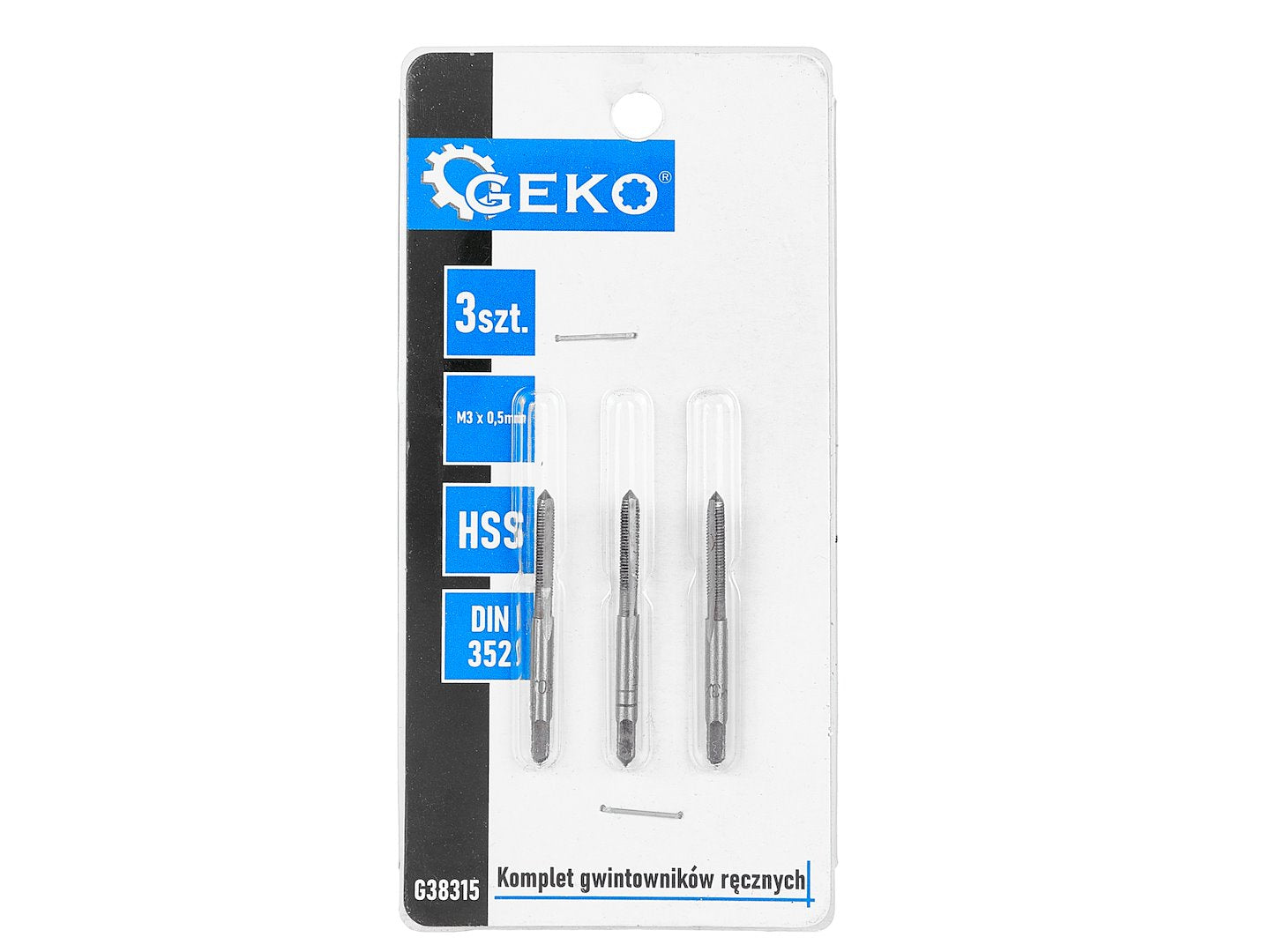 Taps (3pcs sets) M3x0,5mm