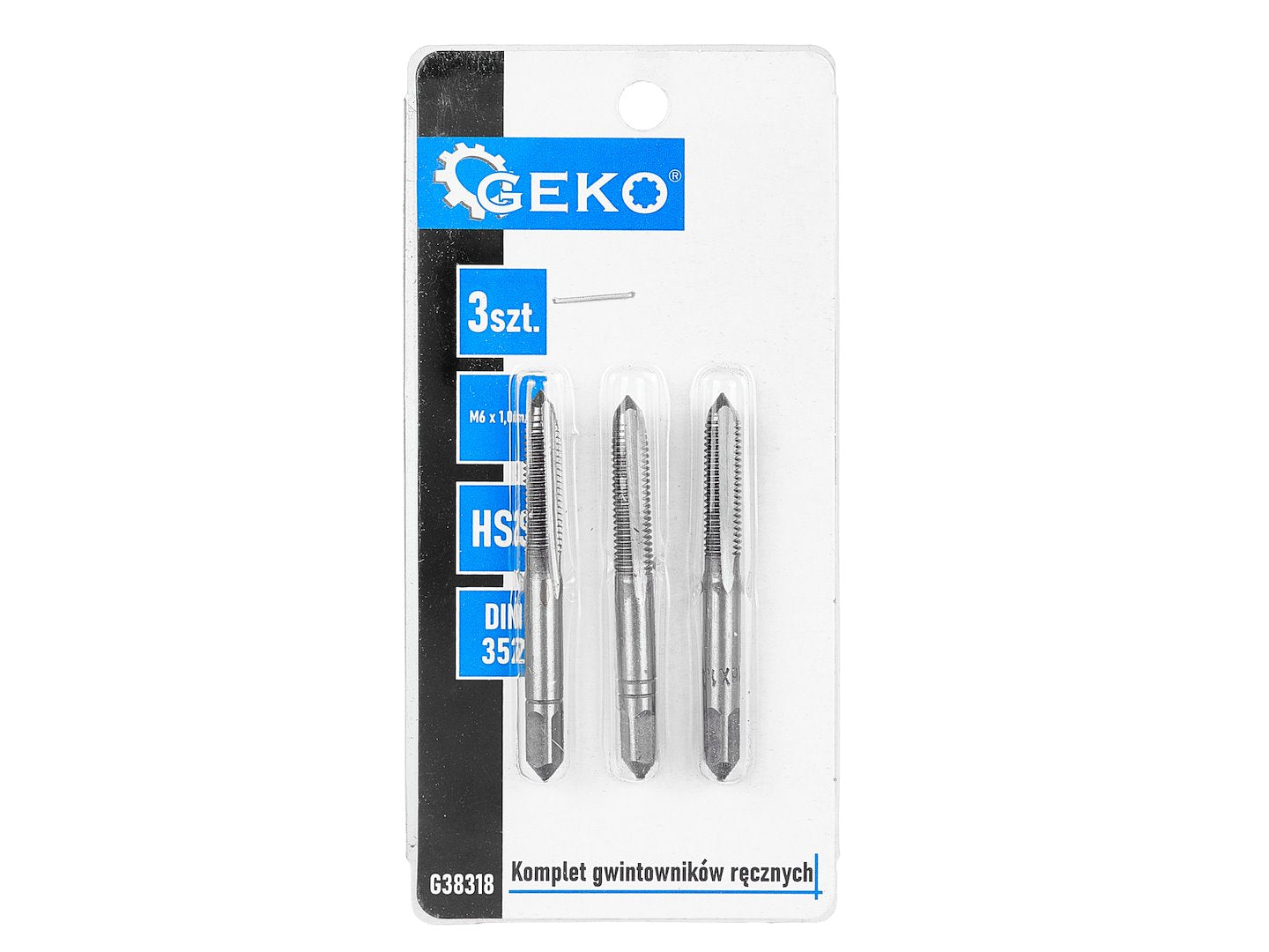 Taps (3 pcs set) M6x1,0mm
