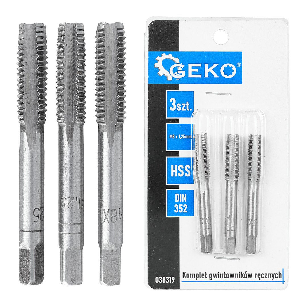 Taps (3 pcs set) M8x1.25mm