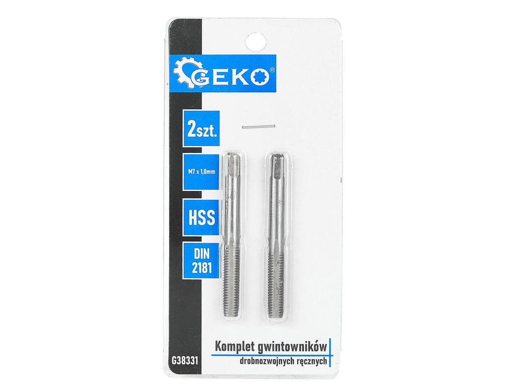 Fine thread taps (2 pcs) M7x1,0mm