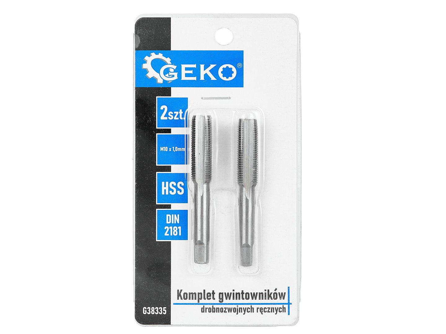 Fine thread taps (2pcs sets) M10x1,0mm