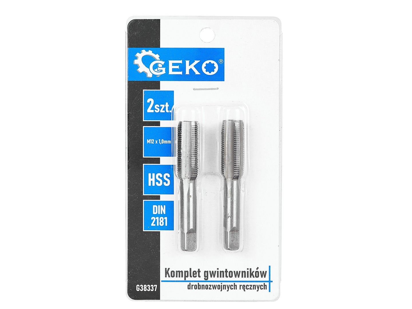 Fine thread taps (2 pcs) M12x1.0 mm
