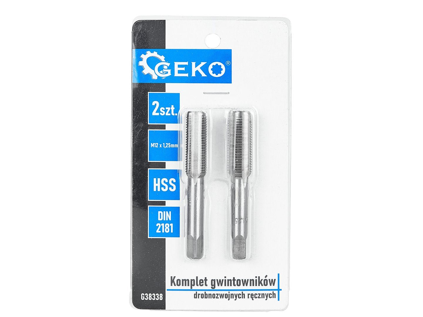 Fine thread taps (2pcs sets) M12x1,25mm