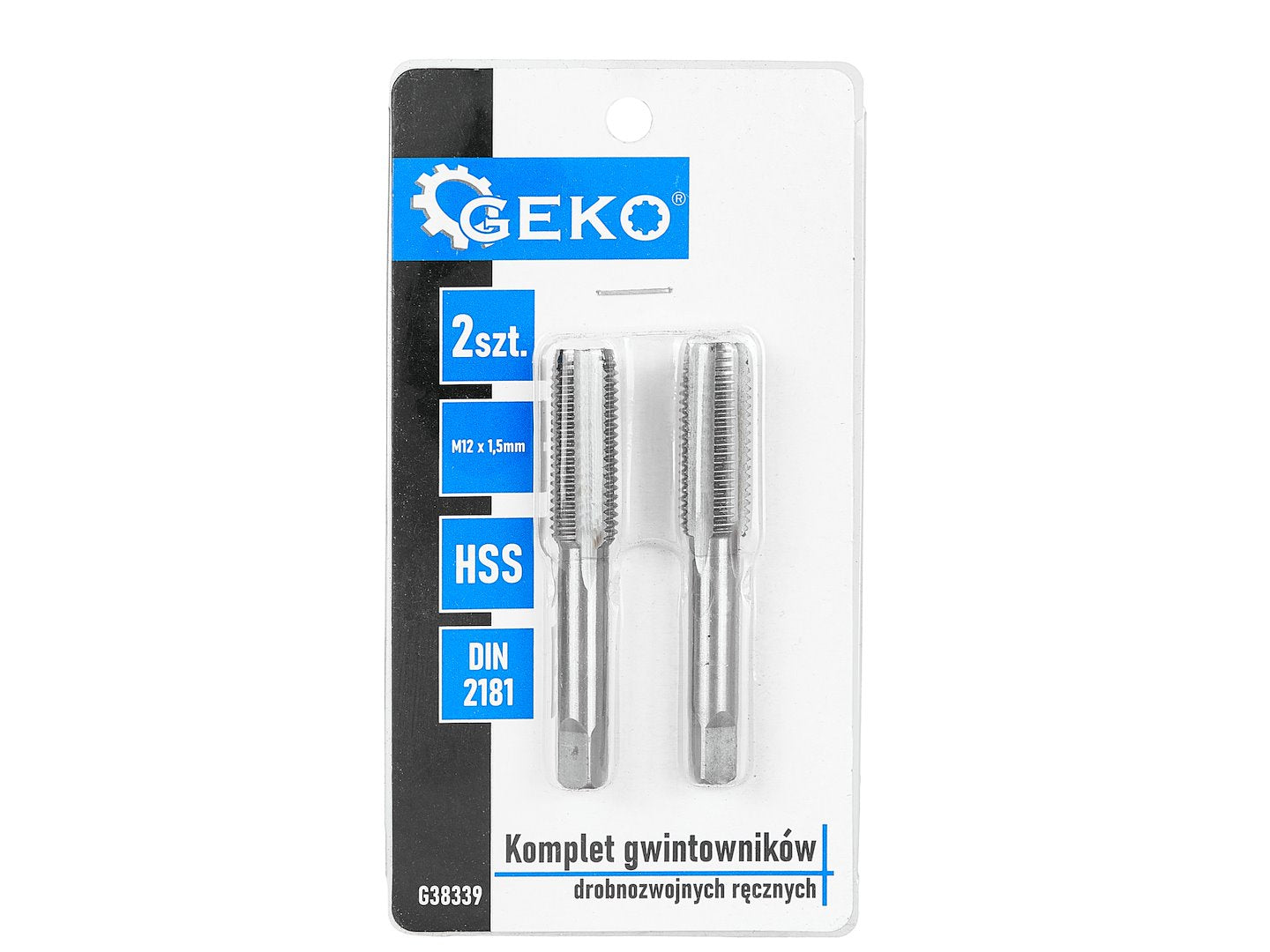 Fine thread taps (2pcs sets) M12x1,5mm
