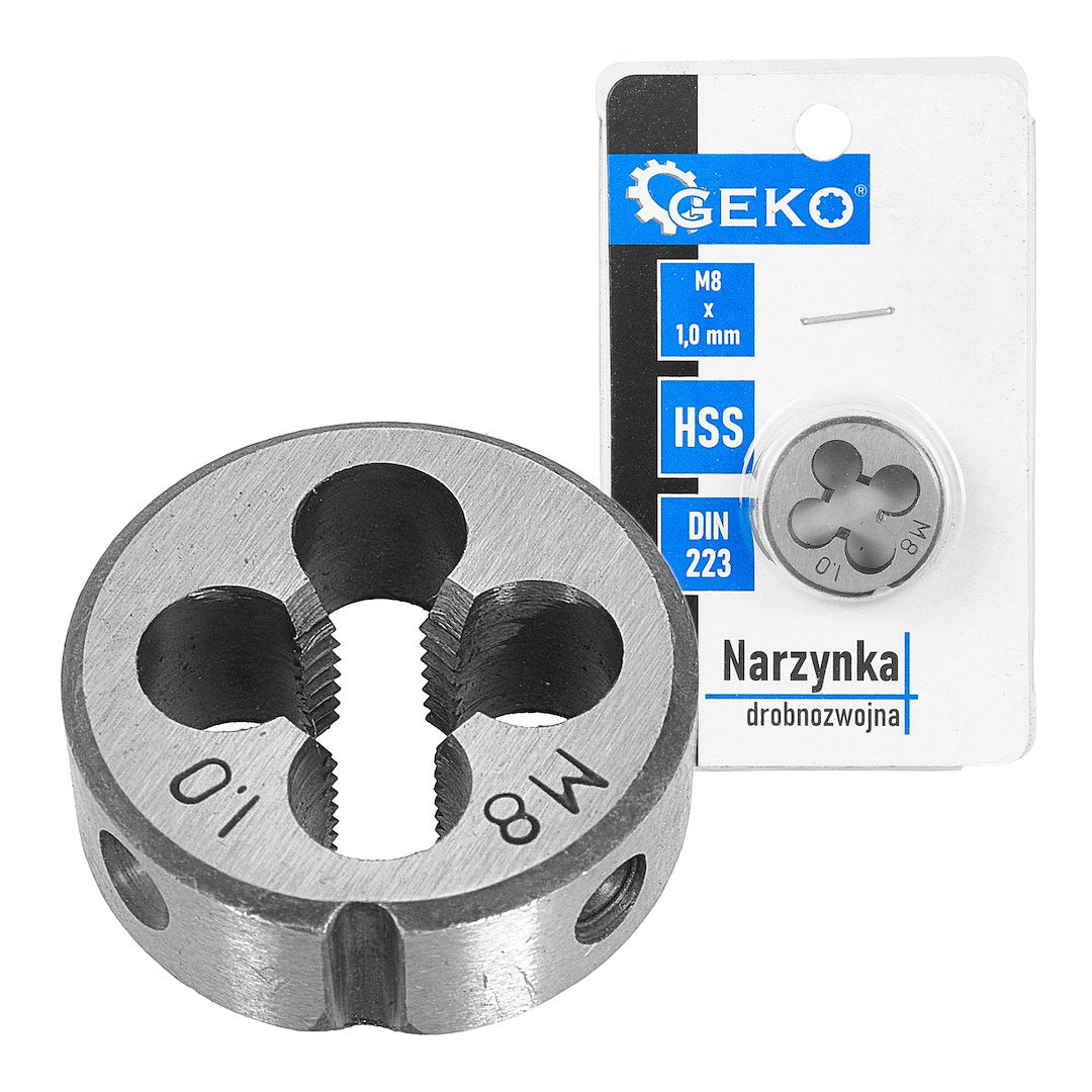 Fine thread die (1 pc) M8x1.0 mm