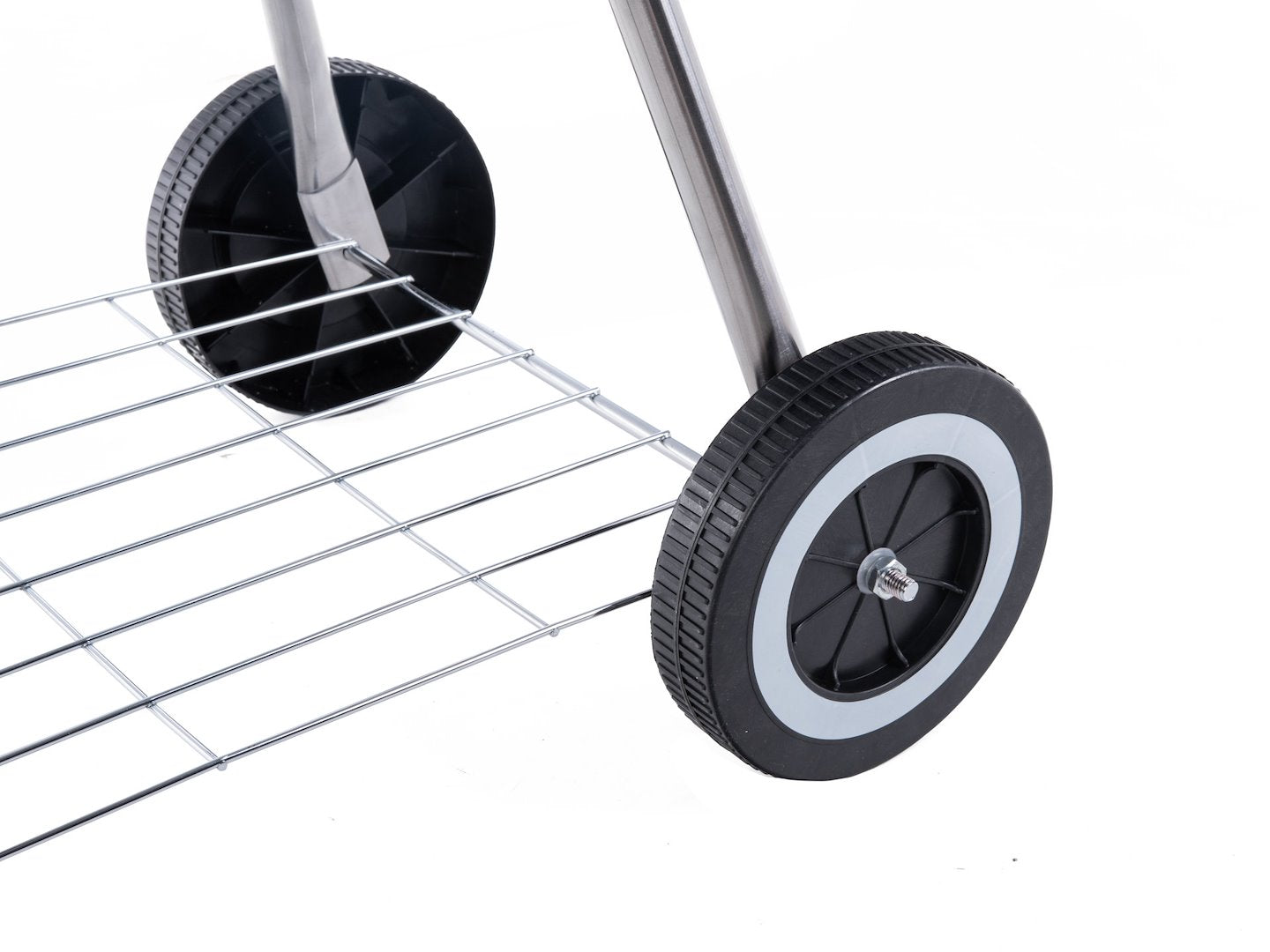 Round charcoal grill with cover - grate diameter 39 cm