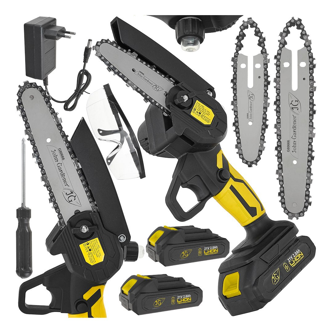 21V Cordless Chainsaw 2×2.0Ah – XXL Set