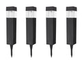 Solar garden lamp 6 x 6 x 40 cm – Pack of 4