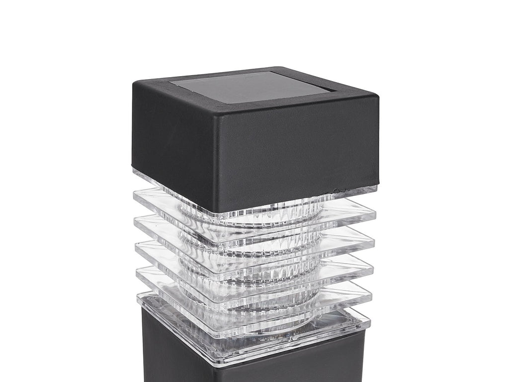 Solar garden lamp 6 x 6 x 40 cm – Pack of 4