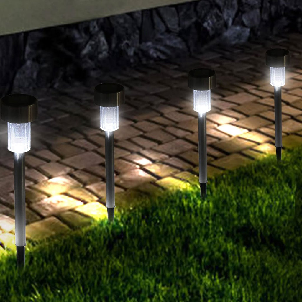 Solar garden lamp 4.5 x 4.5 x 30 cm – Pack of 10