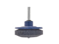 Lawn mower blade sharpener 50 mm for a drill