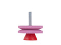 Lawn mower blade sharpener 2x53 mm with HEX mount for a drill