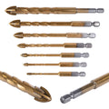 7-piece drill set for glass and ceramic