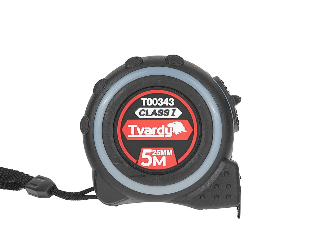 Double-sided nylon measuring tape 5m/25mm Class I