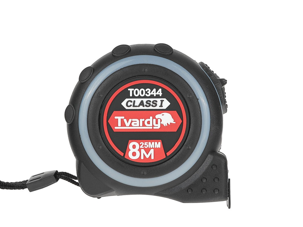 Double-sided nylon measuring tape 8m/25mm Class I