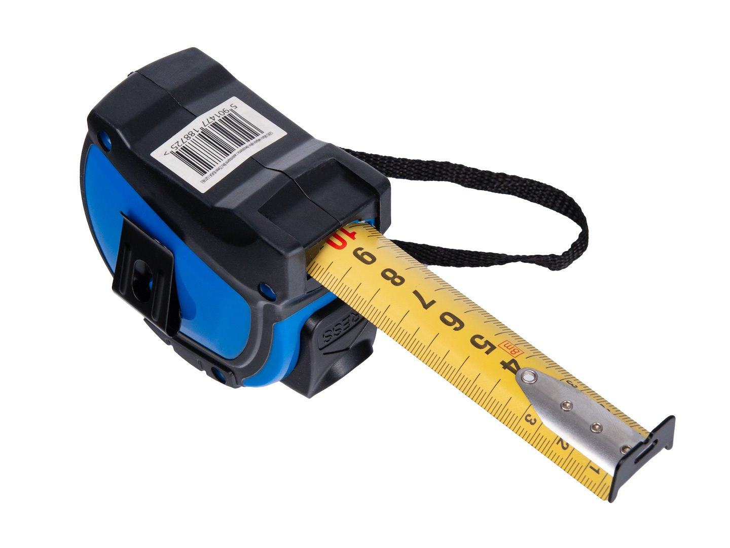 Double-sided nylon tape measure with auto-stop 8 m / 25 mm Class I – display box – Pack of 6