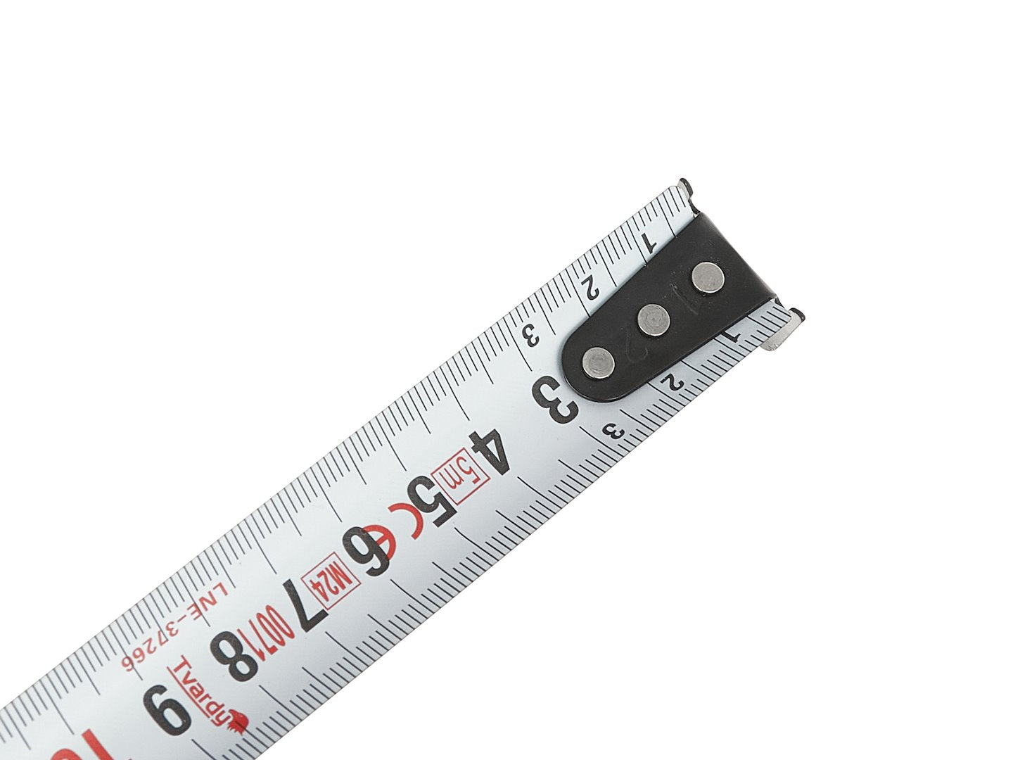 Double-sided nylon measuring tape with magnet and auto-stop 5m/25mm CLASS I – display box – Pack of 6