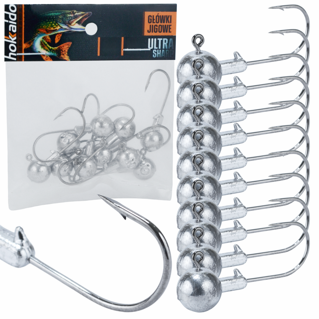 10 tk Hokkaido jigipeade komplekt suurus 1/0 10g (hind ühe pea kohta)