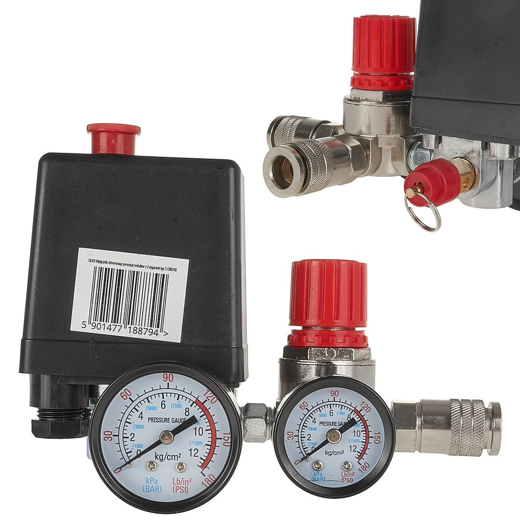 Pressure control for air compressors Type 2