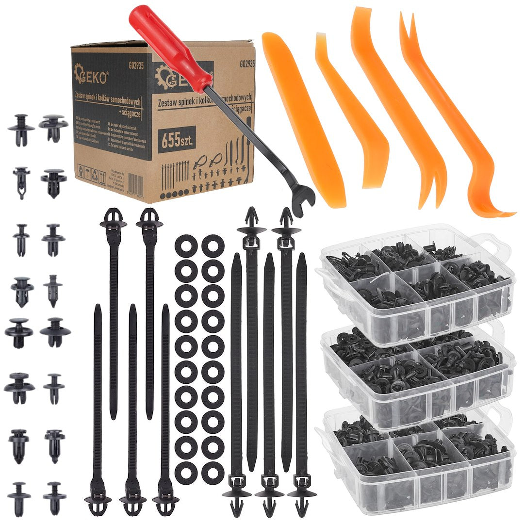655pcs Panel Upholstery Assortment Set