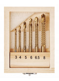 Milling drills KD997 6pcs. cutters 3-8mm