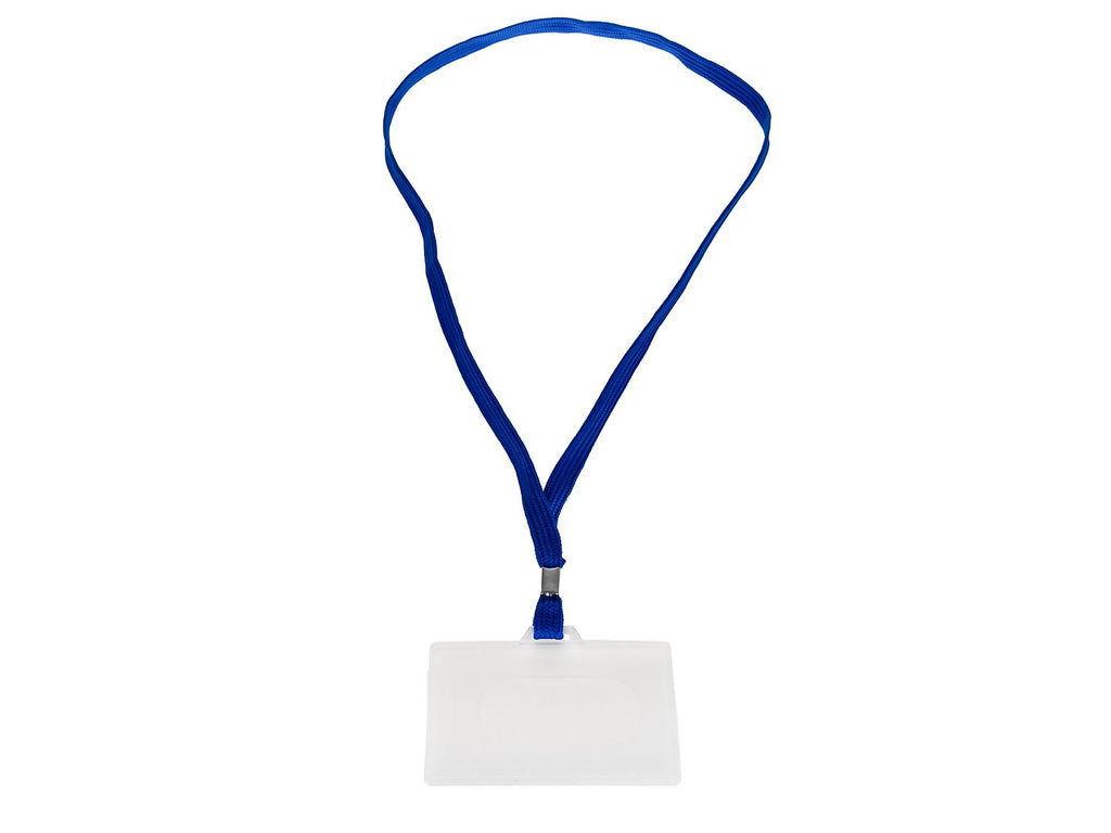 ID badge with lanyard, 92 x 59 mm – Pack of 10