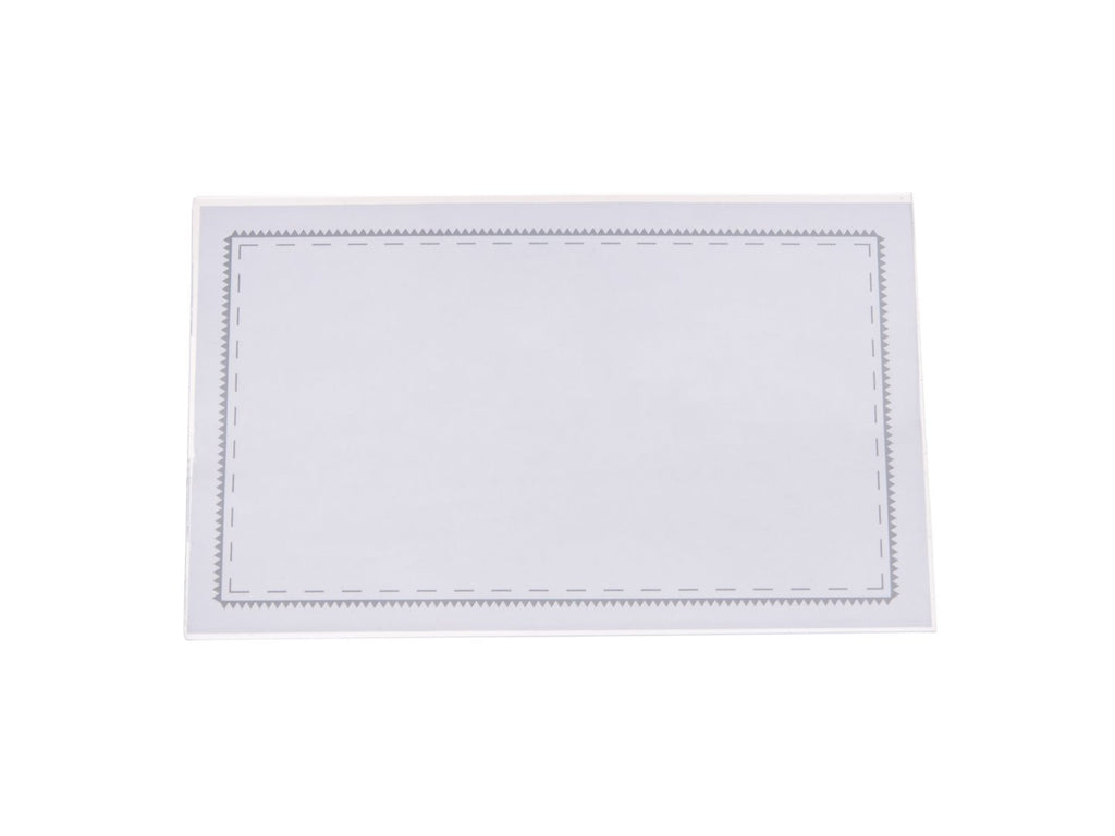 ID badge with clip and safety pin 90 x 56 mm – Pack of 10