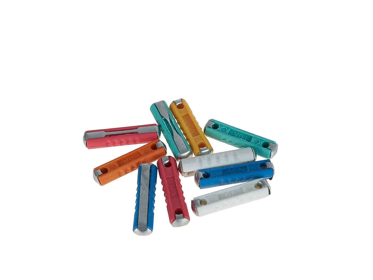 Cylindrical fuse set, 10 pcs