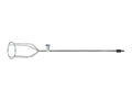 Chalice-type mixing paddle 100x170x600mm HEX