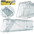 Foldable live trap for martens, weasels and rats, 60x21x18 cm