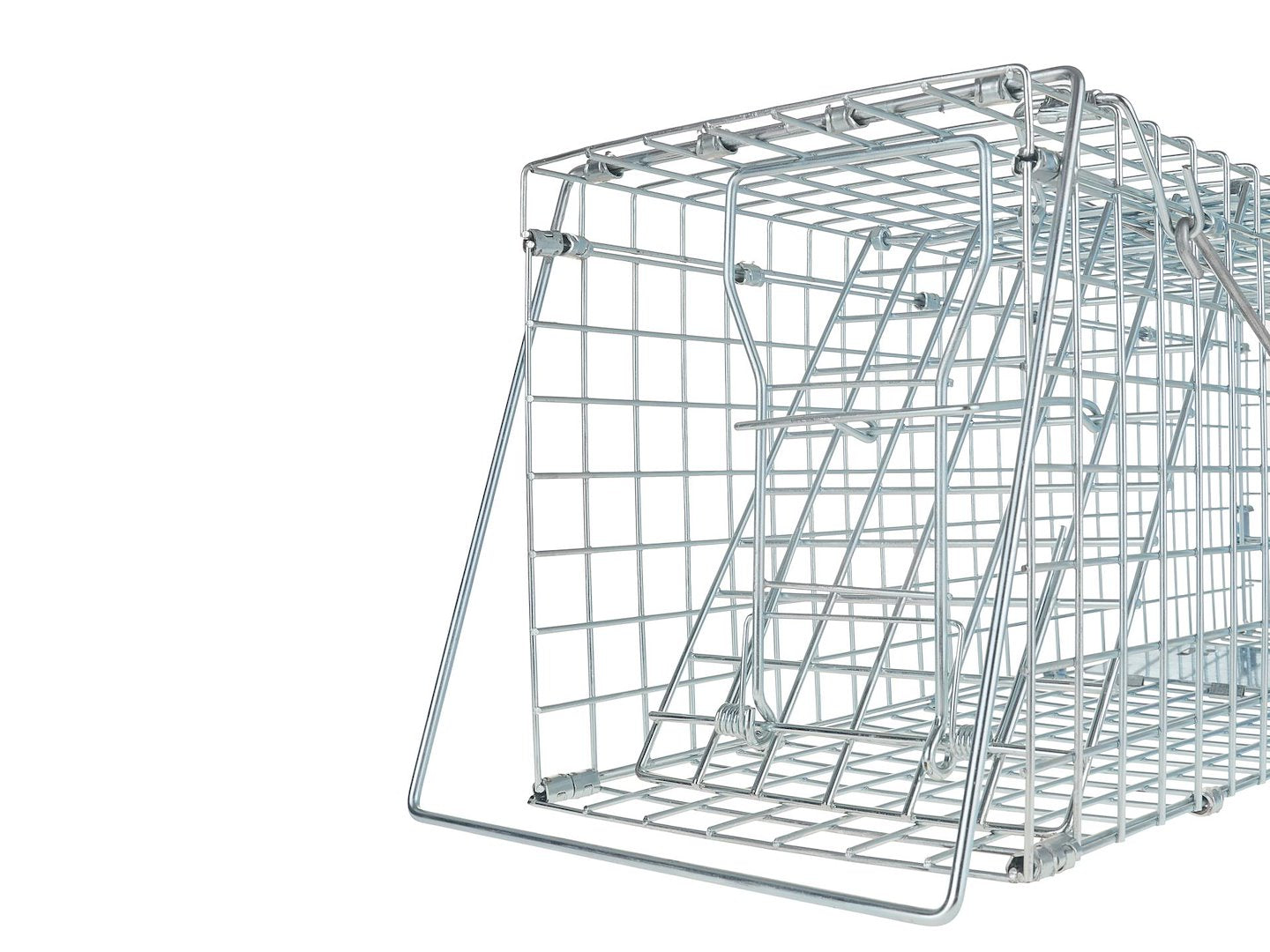 Foldable live trap for martens, weasels and rats, 60x21x18 cm