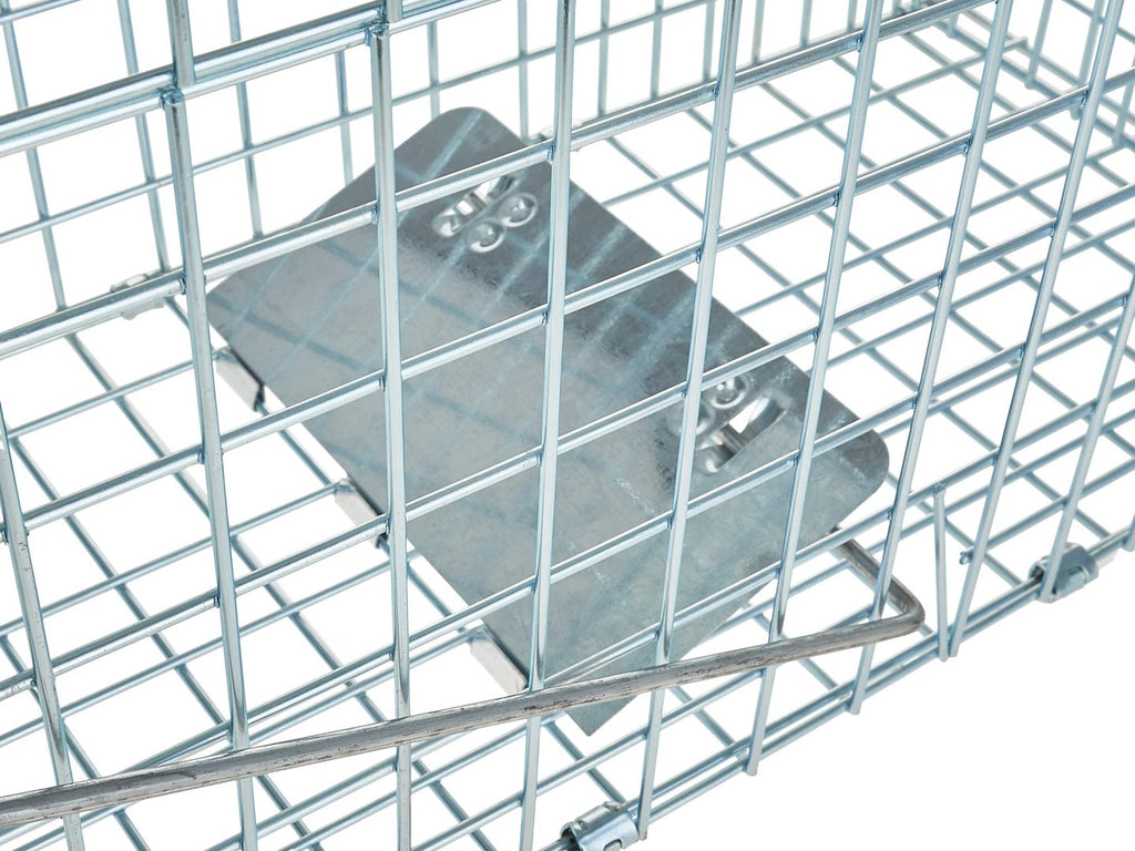 Foldable live trap for martens, weasels and rats, 60x21x18 cm