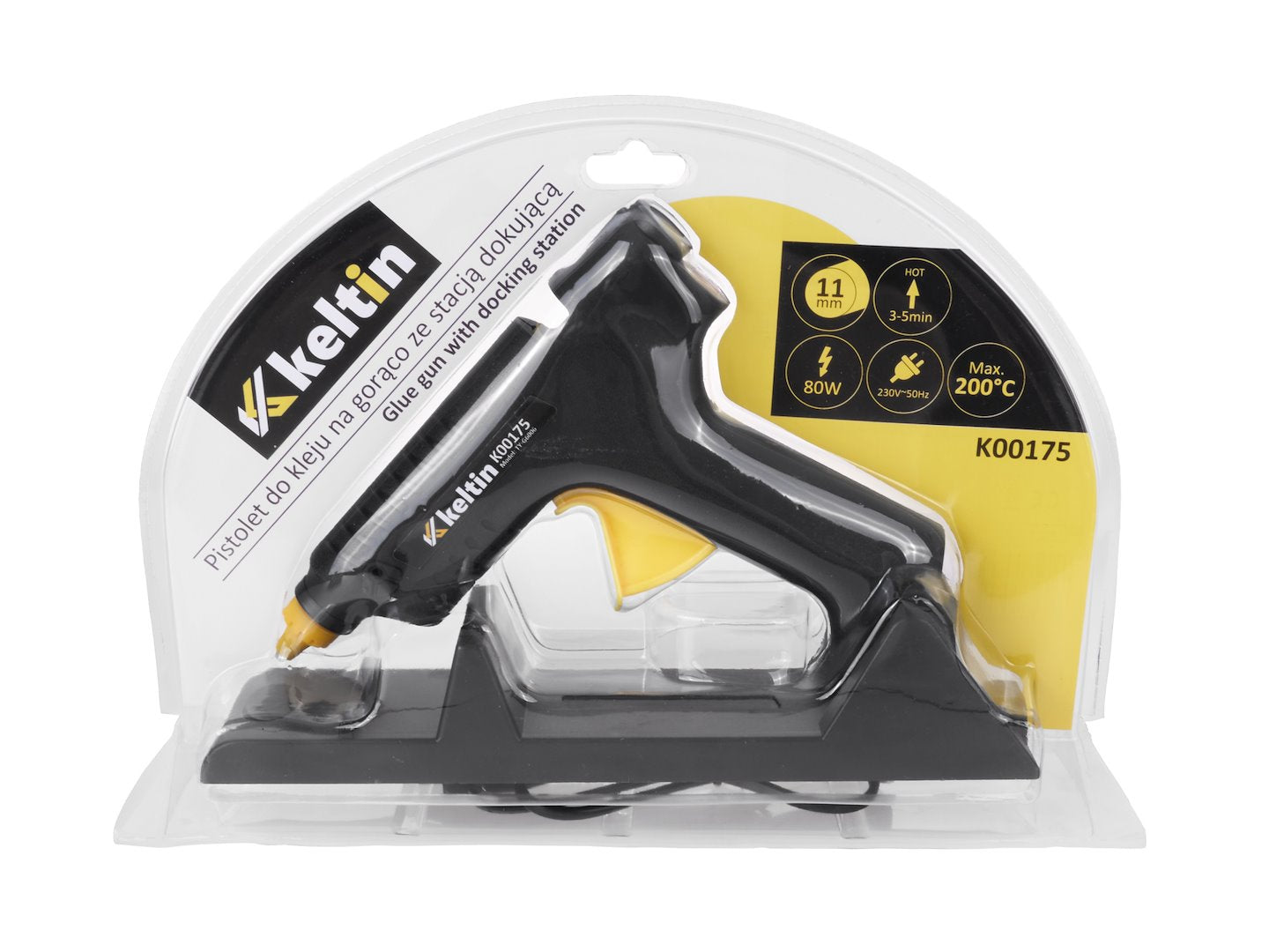Glue Gun 80W, 11 mm, with Docking Station