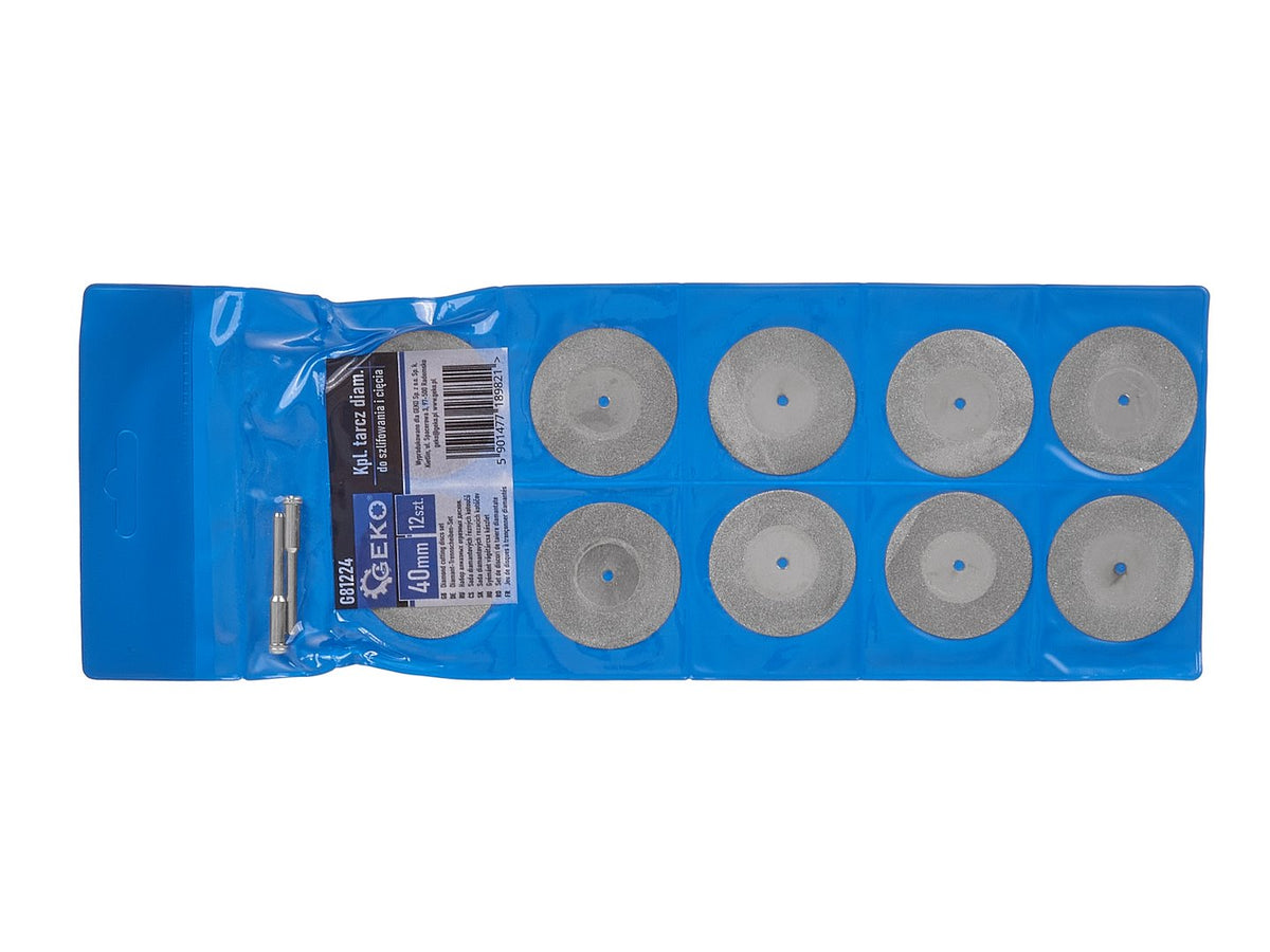 12 pcs Diamond Cutting Discs, 40 mm Set