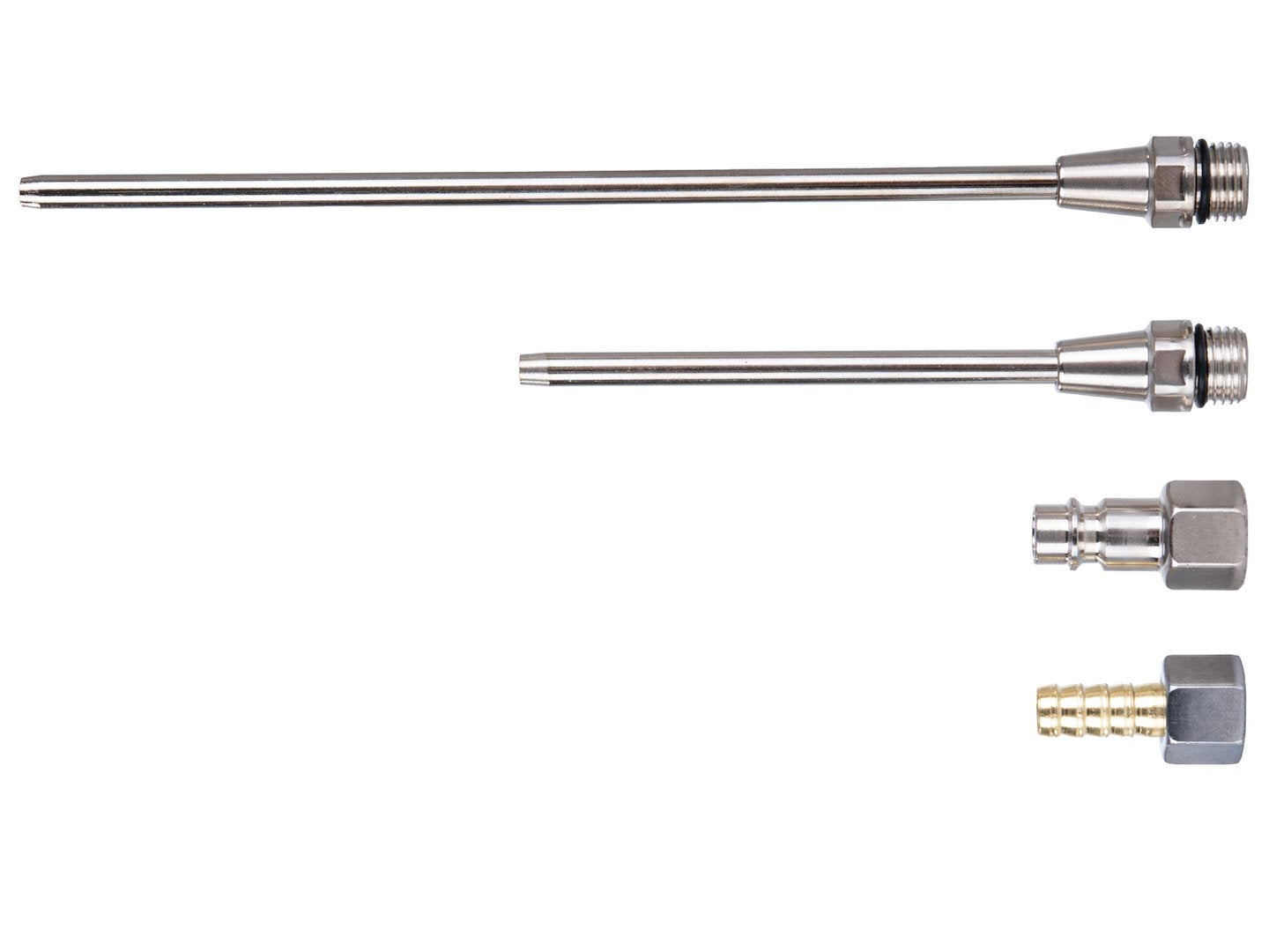 Air dust gun with nozzles and connectors, 5 pcs