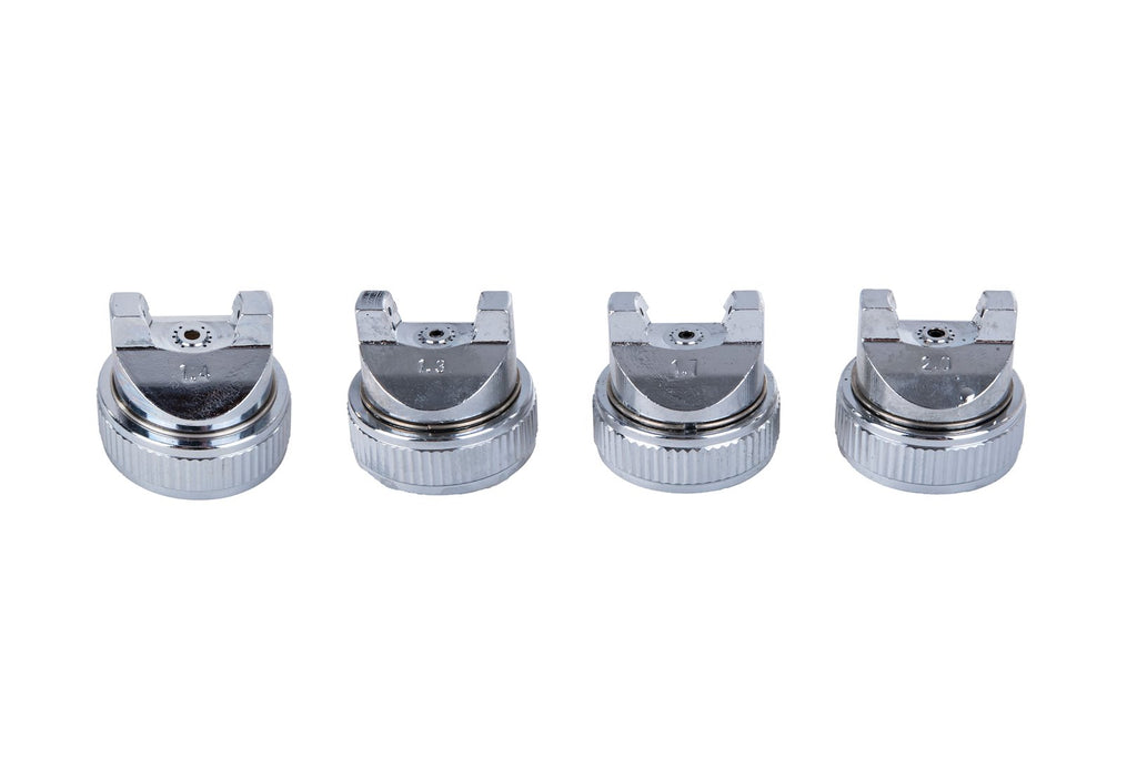 Spray gun HVLP - 4 nozzles (1.3-1.4-1.-2.0)
