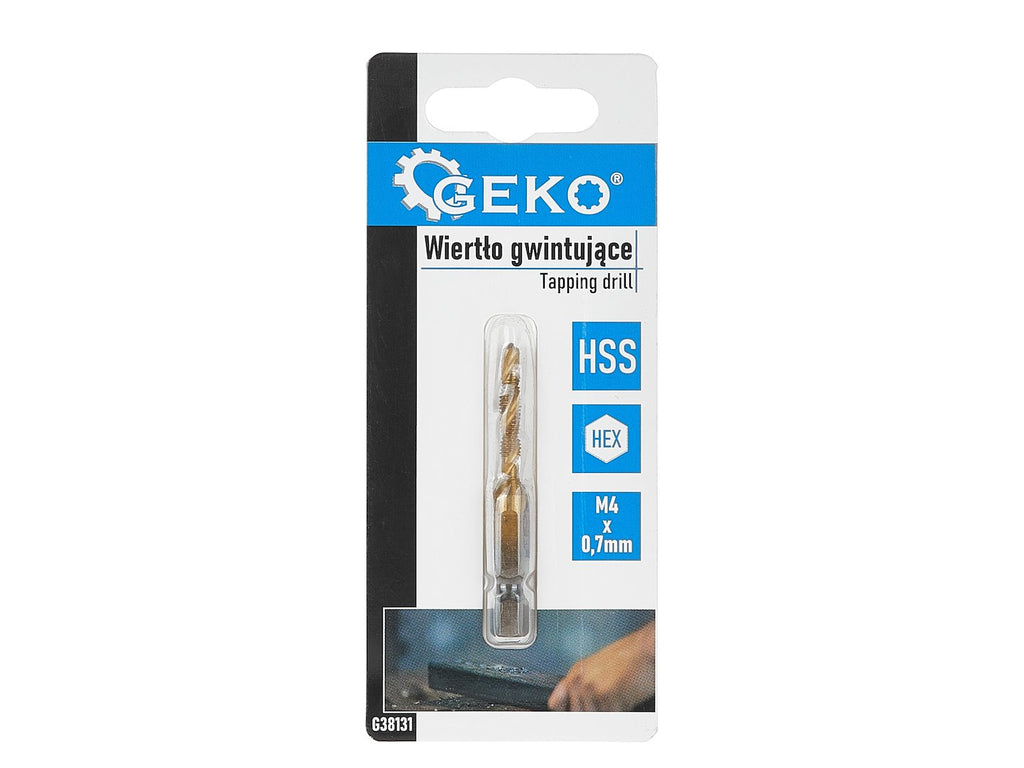 HSS M4 x 0.7 mm tapping drill with HEX mount