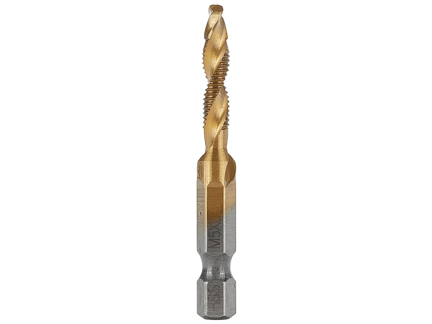 HSS M5 x 0.8 mm tapping drill with HEX mount