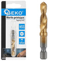 HSS M8 x 1.25 mm tapping drill with HEX mount