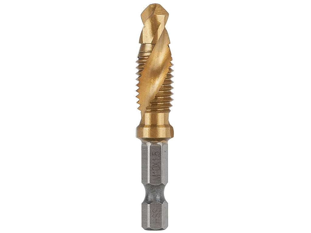 HSS M10 x 1.50 mm tapping drill with HEX mount