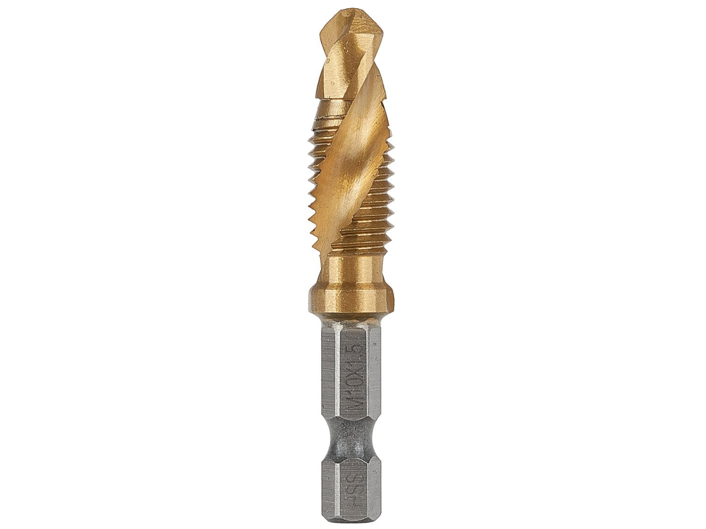 HSS M10 x 1.50 mm tapping drill with HEX mount