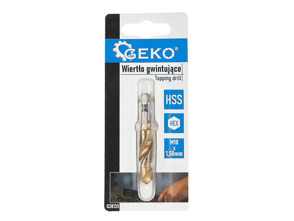 HSS M10 x 1.50 mm tapping drill with HEX mount