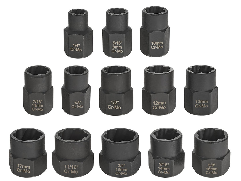 26 pcs Screw, Nut and Stud Extractor Set