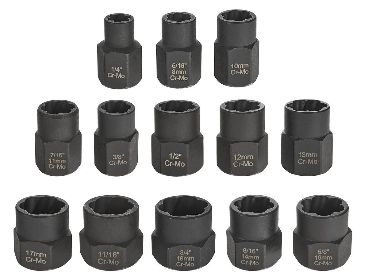 26 pcs Screw, Nut and Stud Extractor Set