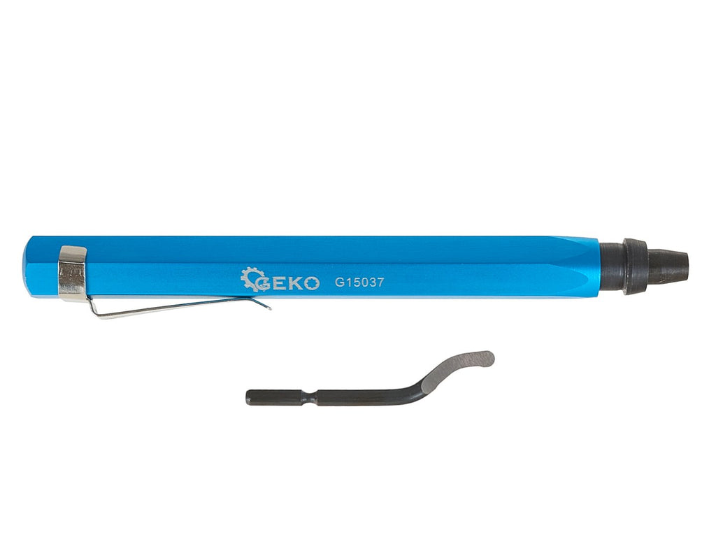 Aluminum deburring tool with replaceable HSS M2 blade