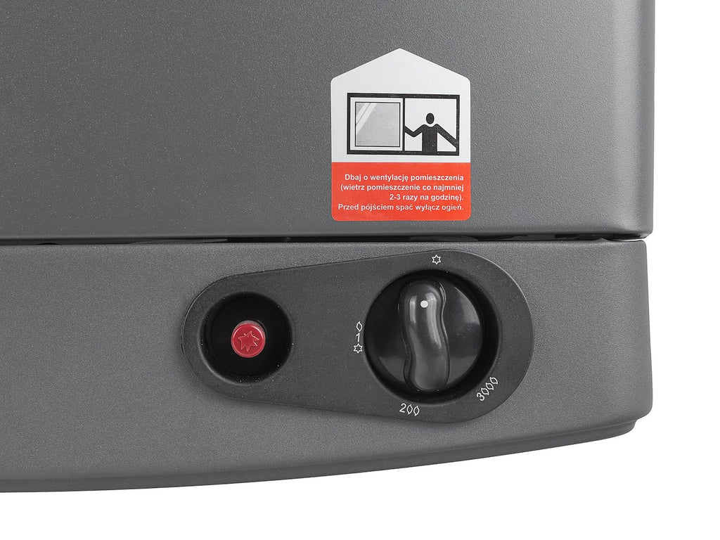 Indoor Gas Heater 4.2 kW with Reducer and Hose Type 2
