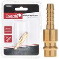 Brass male plug with 6 mm connection